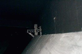 Fixtures for the horizontal alignment on the top of the aperture box