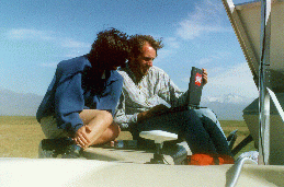 07 - Xavier and Maria reading differential GPS measurements