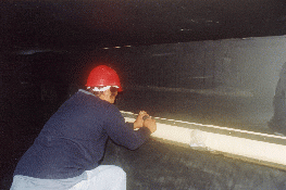 1.13 - Installing seal of aperture box - fixing cloth