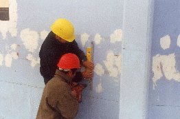 1.18 - Installing rail support: marking hole position