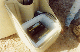 2.01 - Installing batteries Moura-Brasil on tank Tomas