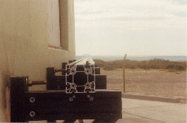 2.22 - Bent lower rail at Coihueco after being rotated 90 degrees